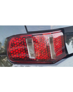 Anchor Room Tail Light Honey Comb Vinyl Overlay (2010-2012 Mustang)