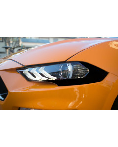 Anchor Room Headlight Amber Corner Vinyl Black Out (2018-2023 Mustang)