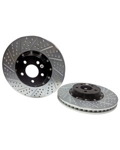 Baer Brakes EradiSpeed+ Front 2-piece Performance Brake Rotors, SDZ - 15-23 Mustang GT w/Std Brake & EcoBoost w/Perf  Pack (4-Piston Caliper)