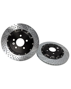 Baer Brakes EradiSpeed+ Rear 2-piece Performance Brake Rotors, SDZ - 15-23 Mustang GT (All) & EcoBoost w/ Perf Pack
