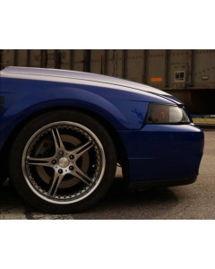 Anchor Room Headlight Amber Corner Vinyl Tint (1999-2004 Mustang)