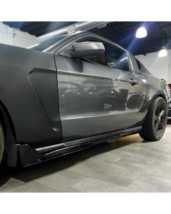Auto Addict USA 2010-2014 Mustang S197 GT350 S550 Style Side Skirt Gloss Black
