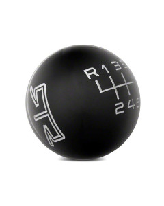 RTR Black Shift Knob - Gray Engraving (11-14 GT, V6)