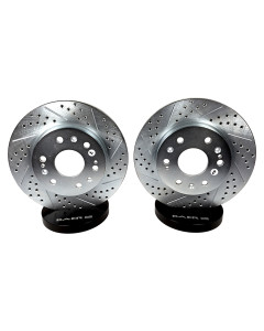 Baer Brakes Claw Performance Rotors, Rear - 05-14 Mustang GT,  Base Shelby GT500,  Shelby GT,  Shelby GT500KR, Bullitt, Boss 302