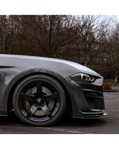 Anchor Room Partial Headlight Amber Corner Black Out (2018-2023 Mustang)