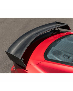 FFP 24-26 Mustang GT500 Style Carbon Fiber Rear Wing - Adjustable w/ PPF