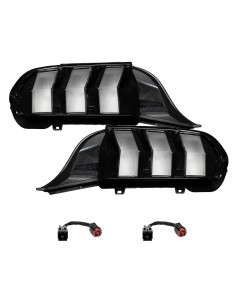 Form Lighting 24-25 Ford Mustang Sequential LED Tail Lights, Clear (Pair)