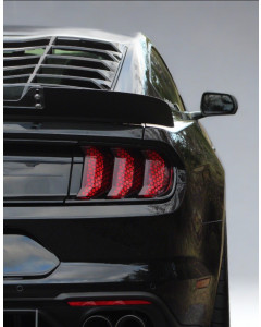 Anchor Room Tail Light Honey Comb Vinyl Overlay (2018-2023 Mustang)