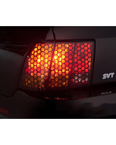 Anchor Room Tail Light Honey Comb Vinyl Overlay (1999-2004 Mustang)