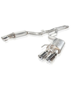 Stainless Works 18+ Ford Mustang GT 3in Legend Series Cat-Back H-Pipe w/Active Valves & Quad Tips