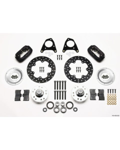 Wilwood Forged Dynalite Front Drag Kit Drilled Rotor 87-93 Mustang 84-86 SVO 5 Lug