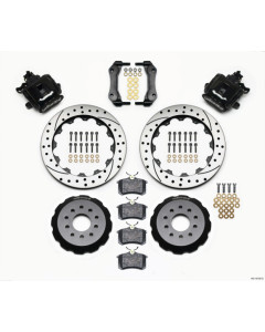 Wilwood Combination Parking Brake Rear Kit 12.88in Drilled Mustang 94-04
