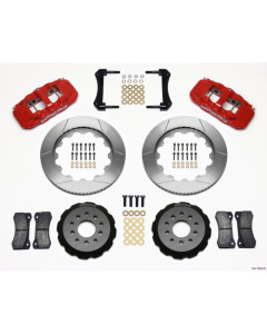 Wilwood AERO6 Front Hat Kit 14.00 Red 2005-2014 Mustang