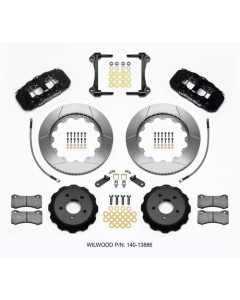 Wilwood AERO6 15-23 Mustang 15-23 Mustang Front Hat Kit 14.00 15-23-Up Mustang w/Lines