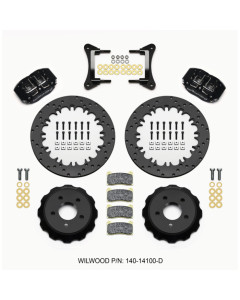 Wilwood Dynapro Radial Front Drag Kit 12.90in Drilled 2015-Up Mustang