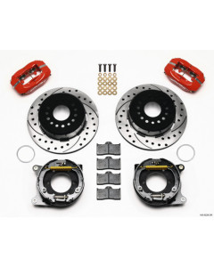 Wilwood Forged Dynalite P/S P-B Kit Drilled-Red 2005-2014 Mustang