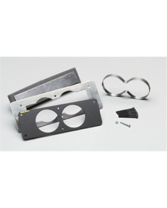 Autometer 87-93 Ford Mustang Black Dual Gauge Cage