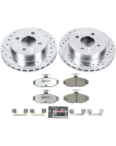 Power Stop 1993 Ford Mustang Rear Z26 Street Warrior Brake Kit