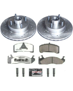 Power Stop 83-93 Ford Mustang Front Z26 Street Warrior Brake Kit