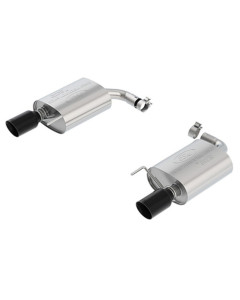 Ford Performance 18 Mustang 2.3L EcoBoost Touring Muffler Kit - Black Chrome Tips