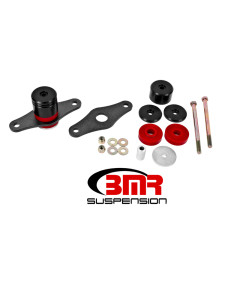BMR 15-25 S550 Mustang Motor Mount Kit (Polyurethane) - Black Anodized
