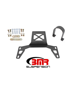 BMR 07-14 Shelby GT500 Front Driveshaft Safety Loop - Black Hammertone