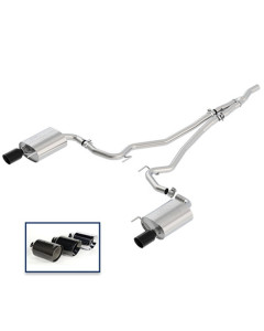 Ford Performance 15-23 Mustang 2.3L EcoBoost Cat-Back Extreme Exhaust System w/ Black Chrome Tips