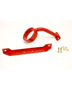 BMR 05-10 S197 Mustang Front Driveshaft Safety Loop - Red