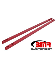 BMR 15-25 S550 Mustang Super Low Profile Chassis Jacking Rails - Red