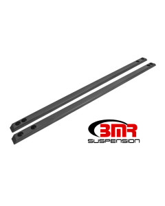 BMR 15-25 S550 Mustang Super Low Profile Chassis Jacking Rails - Black Hammertone