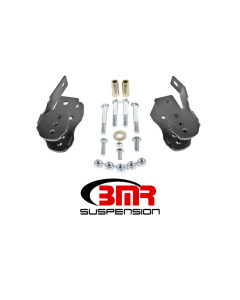 BMR 05-14 S197 Mustang Bolt-On Control Arm Relocation Brackets - Black Hammertone