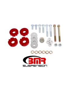 BMR 15-25 S550 Mustang Differential Lockout Bushing Kit (Polyurethane) - Red