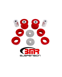 BMR 15-25 S550 Mustang Rear Cradle Bushing Kit (Polyurethane) - Red