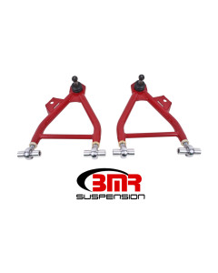 BMR 94-04 Mustang Lower A-Arms (Coilover Only) w/ Adj. Rod End and Tall Ball Joint - Red