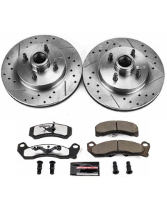 Power Stop 87-93 Ford Mustang Front Z26 Street Warrior Brake Kit