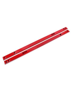 BMR 15-25 S550 Mustang Chassis Jacking Rails (Shorter Tube) - Red