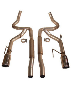 Roush 05-09 Mustang GT/GT500 Enhanced Sound Dual Cat-Back Exhaust Kit