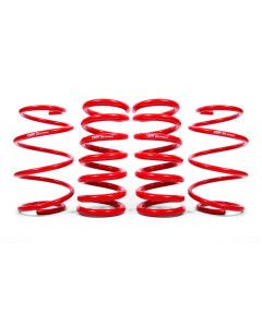 BMR 15-25 Ford Mustang S550 Minimum Drop Drag Lowering Spring Kit (Set Of 4) - Red