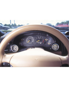 Autometer 94-00 Ford Mustang 52mm Black Dual Instrument Cluster Bezel