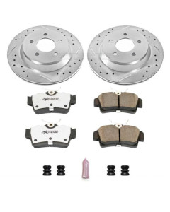 Power Stop 94-99 Ford Mustang Rear Z26 Street Warrior Brake Kit