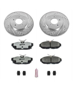 Power Stop 11-14 Ford Mustang Rear Z26 Street Warrior Brake Kit