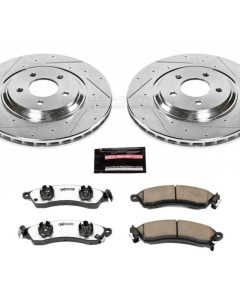 Power Stop 94-99 Ford Mustang Front Z26 Street Warrior Brake Kit