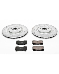 Power Stop 07-14 Ford Mustang Front Z23 Evolution Sport Brake Kit