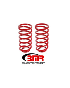 BMR 79-04 Ford Mustang (Ex. 99-04 Mustang Cobras w/ IRS) 1in Drop Rear Lowering Springs - Red