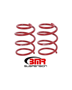 BMR 05-14 Mustang GT Front Handling Version Lowering Springs - Red