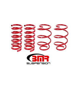 BMR 15-25 Mustang Performance Version Lowering Springs (Set Of 4) - Red