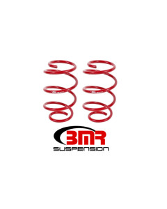 BMR 15-25 Mustang Front Performance Version Lowering Springs - Red