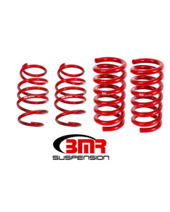BMR 15-25 Mustang Handling Version Lowering Springs (Set Of 4) - Red