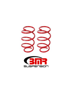 BMR 15-25 Mustang Front Drag Version Lowering Springs - Red