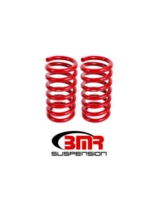 BMR 15-25 Mustang Rear Drag Version Lowering Springs - Red